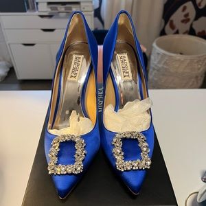 NEW IN BOX Badgley Mischka Women’s Cher Pump in Blue Sz 8